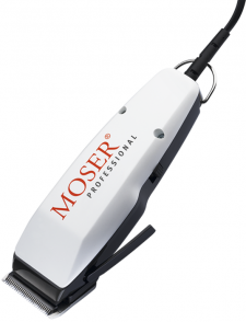 Профессиональная сетевая машинка для стрижки Moser 1400 Edition 1400-0086 белый с вибромотором