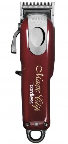 Профессиональная машинка для стрижки Wahl Magic Clip Cordless 8148-016 бордовый с комбинированным питанием